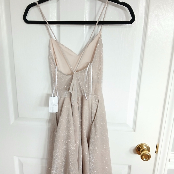 NWT Windsor Sparkle Mini Skater Dress Size S Hoco Event Party Wedding Dance - Picture 5 of 8